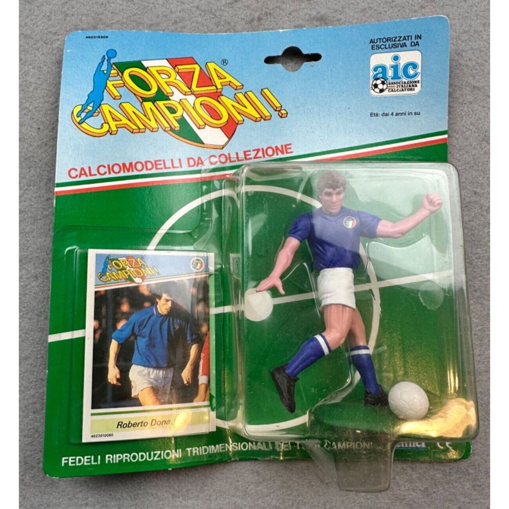 1989 Kenner Tonka Forza Campioni! Roberto Donadoni Soccer Napoli Figurine
